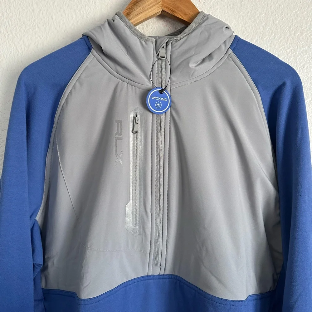 Golf Hoodie Polo Ralph Lauren RLX Athletic Knit Sport PWing Riviera Men Size XL - Picture 2 of 8